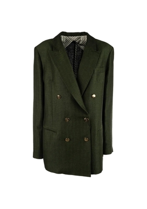VITOVI double-breasted buttoned blazer - Green