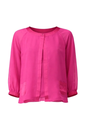 Emporio Armani patch-pocket blouse - Pink