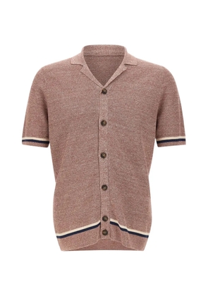 Gran Sasso knitted shirt - Brown