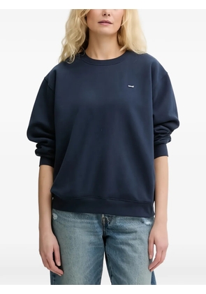 Levi's logo-patch crew-neck sweatshirt - Blue