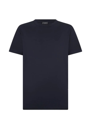 Billionaire round-neck logo-embroidered T-shirt - Blue