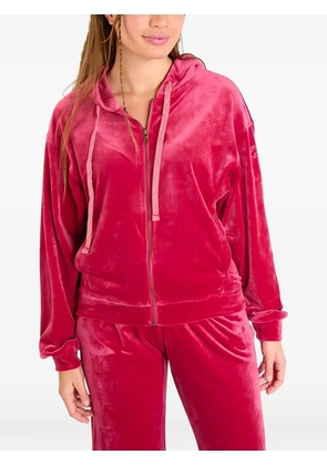 BANANA MOON hooded zip-up sweatshirt - Pink