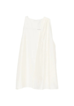 VIKTORIA CHAN Cilla draped sleeveless top - Neutrals