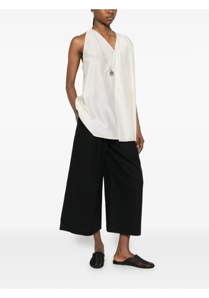 VIKTORIA CHAN Cilla draped sleeveless top - Neutrals