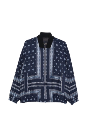 Seafarer Oscar patterned jacket - Blue