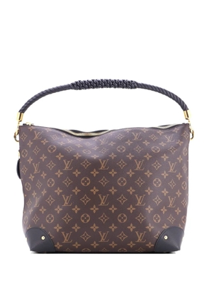 Louis Vuitton Pre-Owned Triangle Softy Bag Reverse Monogram Canvas hobo bag - Brown