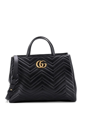 Gucci Pre-Owned GG Marmont Matelasse Leather Medium tote bag - Black