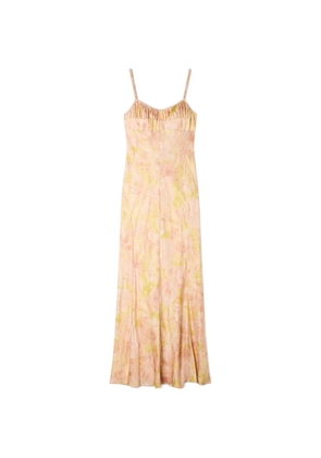 SANDRO floral print maxi dress - Pink