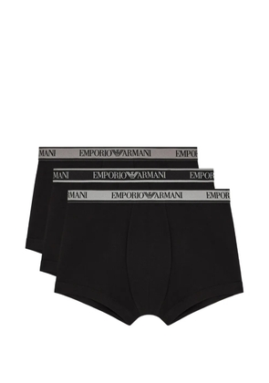 Emporio Armani elasticated band boxers (set of three) - Black