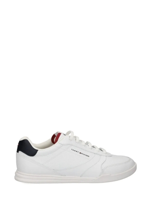 Tommy Hilfiger perforated leather sneakers - White