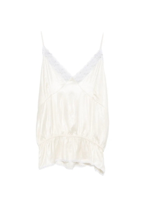 Magda Butrym lace trim camisole - White