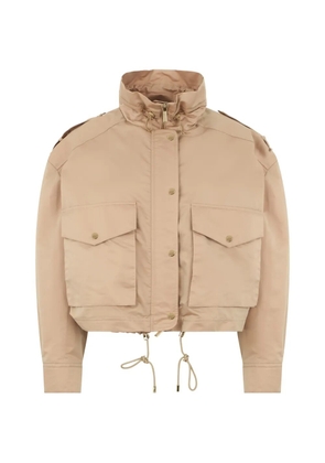 Moorer cropped jacket - Neutrals