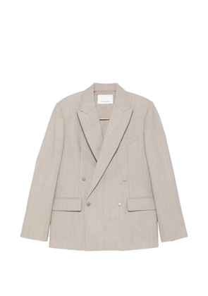 The Frankie Shop double-breasted blazer - Neutrals