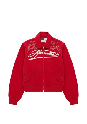 SP5DER R-05 Script script lightweight bomber jacket - Red