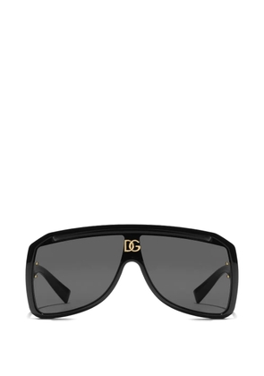 Dolce & Gabbana Eyewear logo sunglasses - Black