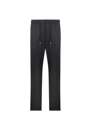 Philipp Plein pinstripe trousers - Black