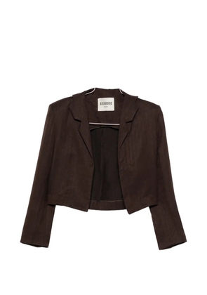 BATAKOVIC Belgrade cropped blazer - Brown