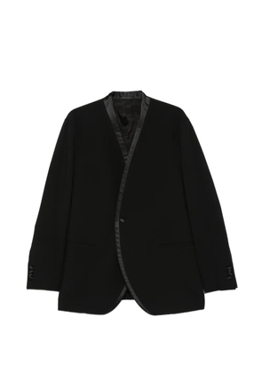 Giorgio Armani buttoned tailored jacket - Black