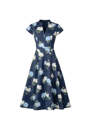 Sachin & Babi Jasmeen floral A-line midi dress - Blue