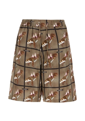 Iceberg printed shorts - Brown
