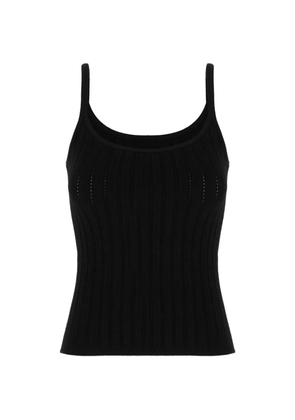Iceberg ribbed tank top - Black