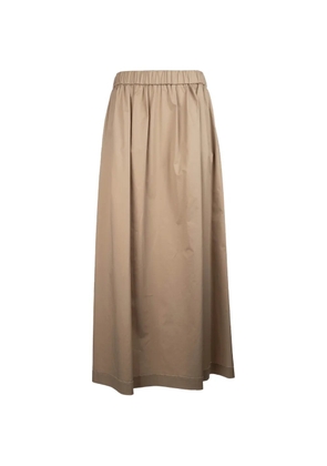 Peserico gathered midi skirt - Neutrals