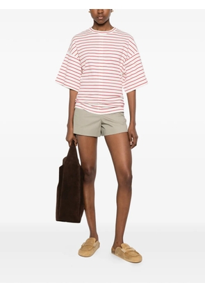 Plan C short-sleeve striped T-shirt - White