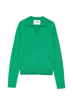 Iceberg V-neck sweater - Green