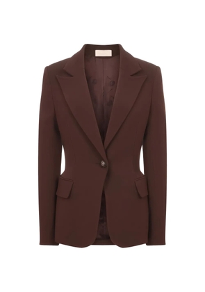 Elie Saab single-breasted blazer - Brown