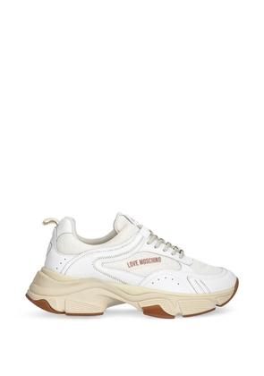 Love Moschino panelled sneakers - White