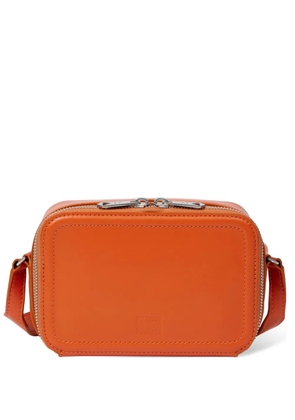 Paul Smith zipped leather shoulder bag - Orange