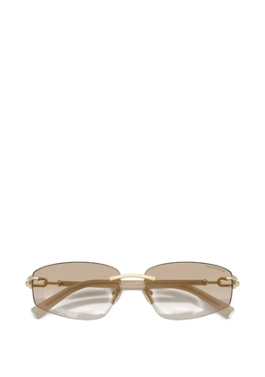 Tiffany & Co. rectangle-frame sunglasses - Gold
