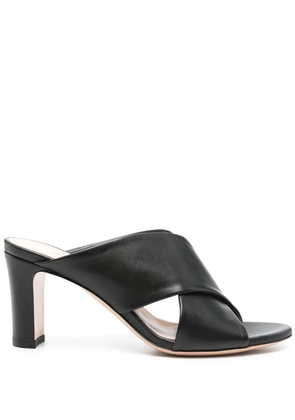 AGL 80mm leather sandals - Black