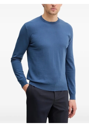 Benetton ribbed crew-neck sweatshirt - Blue