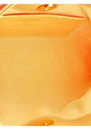 CHANEL Pre-Owned 31 Shopping Bag Clutch with Chain Quilted Lambskin Small crossbody bag - Orange
