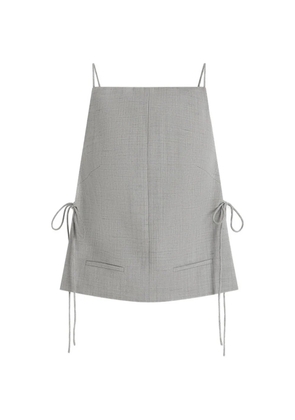 St. Agni square-neck top - Grey