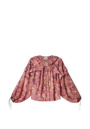 ISABEL MARANT Chalis mandala-print blouse - Pink