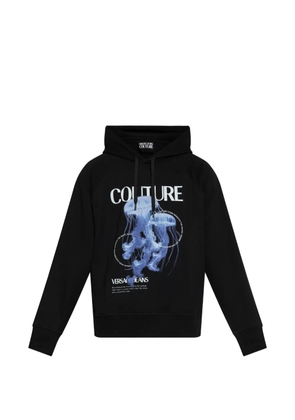 Versace Jeans Couture graphic-print hoodie - Black