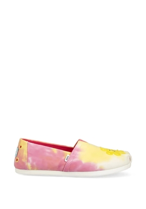Toms tie-dye floral slip-on sneakers - Pink