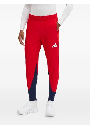 adidas logo-detail track pants - Red