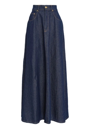Amapô denim maxi skirt - Blue