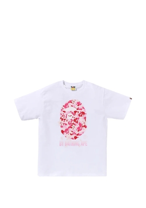 A BATHING APE® floral-print T-shirt - White