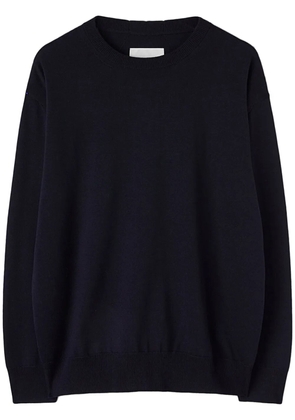 Jil Sander crew-neck wool jumper - Blue