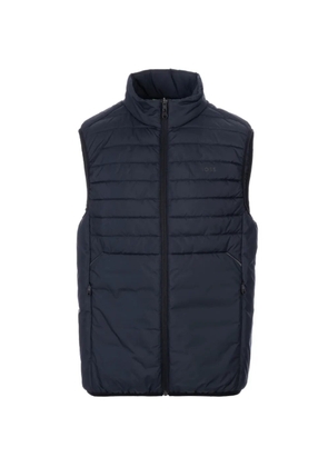 BOSS quilted zip vest - Blue
