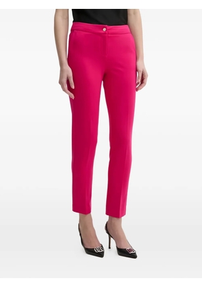 Morgan pressed-crease trousers - Pink