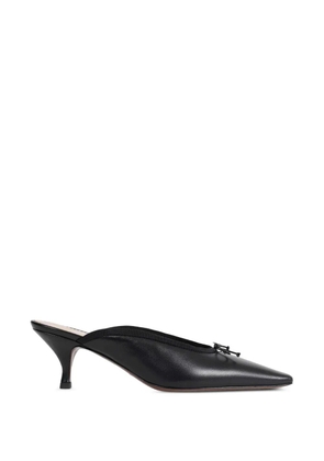 Vivienne Westwood Margot bow-detail pointed mules - Black