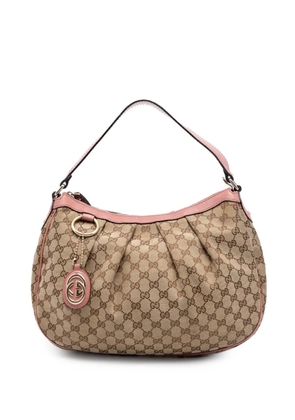 Gucci Pre-Owned 2016-2026 GG Canvas Sukey shoulder bag - Neutrals