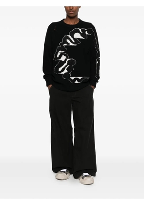 MADFRENZY Cortex crew-neck sweater - Black