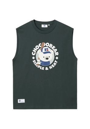 CHOCOOLATE graphic-print tank top - Green