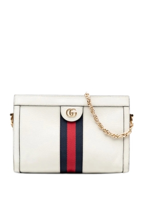 Gucci Pre-Owned 2016-2025 Small Calfskin Ophidia Chain crossbody bag - White